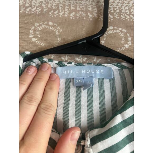 Hill House Cypress Pajama Set Green Stripe - Picture 7 of 8